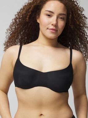 Soma Lightly Lined Black Scoop Balconette Bra